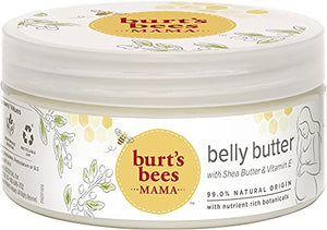 Burt's Bees Mama Belly Butter Skin Care, Pregnancy Lotion with Shea Butter and Vitamin E, 99% Natural, 6.5 Ounce