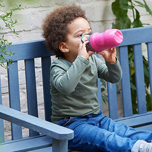 Tommee Tippee Insulated Sportee Toddler Water Bottle with Handle, Girl - 12M+, Pink & Mint, 2 Count